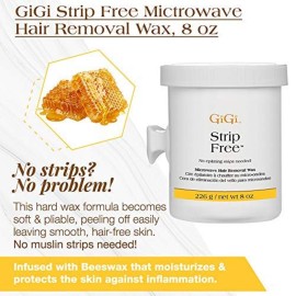 GiGi Strip Free Microwave Formula Hair Removal Wax, 8 oz GiGi Strip Free Microwave Formula Hair Removal Wax, 8 oz