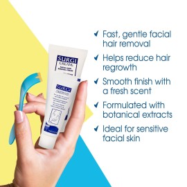 Surgiwax Facial Hair Removal Cream, Extra Gentle 1 oz Surgiwax Facial Hair Removal Cream, Extra Gentle 1 oz
