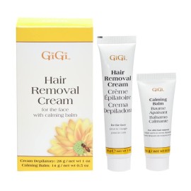 GiGi Hair Removal Cream, for the Face, and Calming Balm Set