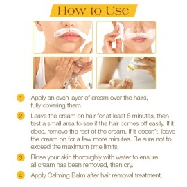 GiGi Hair Removal Cream, for the Face, and Calming Balm Set GiGi Hair Removal Cream, for the Face, and Calming Balm Set
