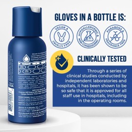 Gloves In A Bottle Hand Lotion for Nurses - Best Travel Hand Cream for Dry, Cracked Hands, Eczema & Psoriasis Relief - Silicone Glove Hand Lotion for Healthcare Workers - 2 oz Gloves In A Bottle Hand Lotion for Nurses - Best Travel Hand Cream for Dry, Cracked Hands, Eczema & Psoriasis Relief - Silicone Glove Hand Lotion for Healthcare Workers - 2 oz