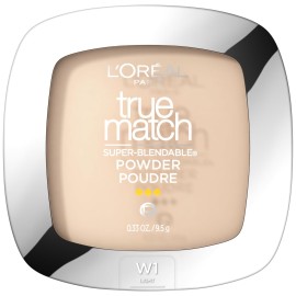 L\'Oreal Paris True Match Super Blendable Oil Free Foundation Powder, W1 Light, 0.33 oz, Packaging May Vary L\'Oreal Paris True Match Super Blendable Oil Free Foundation Powder, W1 Light, 0.33 oz, Packaging May Vary