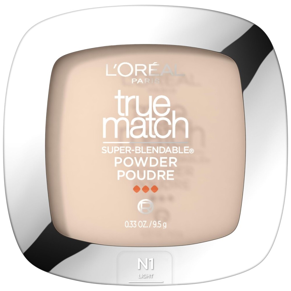 L\'Oreal Paris True Match Super Blendable Oil Free Foundation Powder, N1 Light, 0.33 oz, Packaging May Vary L\'Oreal Paris True Match Super Blendable Oil Free Foundation Powder, N1 Light, 0.33 oz, Packaging May Vary