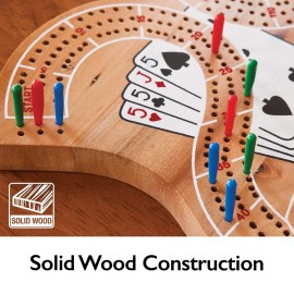 Mainstreet Classics Wooden 29 Cribbage Board Game Set Mainstreet Classics Wooden 29 Cribbage Board Game Set