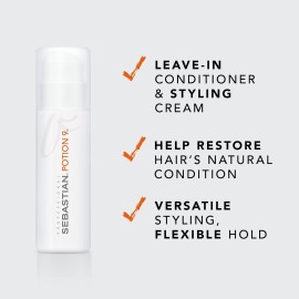 Sebastian Professional Potion 9 Wearable Hairstyling Treatment | Leave-in Conditioner with Flexible Hold | 5.1 fl oz Sebastian Professional Potion 9 Wearable Hairstyling Treatment | Leave-in Conditioner with Flexible Hold | 5.1 fl oz