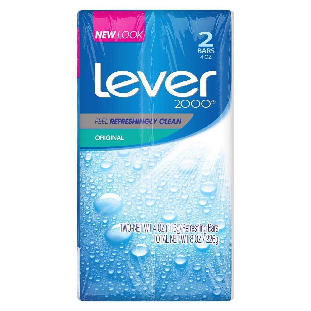 Lever 2000 Bar Soap, Original, 3.75 oz, 2 Bar Lever 2000 Bar Soap, Original, 3.75 oz, 2 Bar