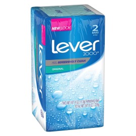 Lever 2000 Bar Soap, Original, 3.75 oz, 2 Bar Lever 2000 Bar Soap, Original, 3.75 oz, 2 Bar