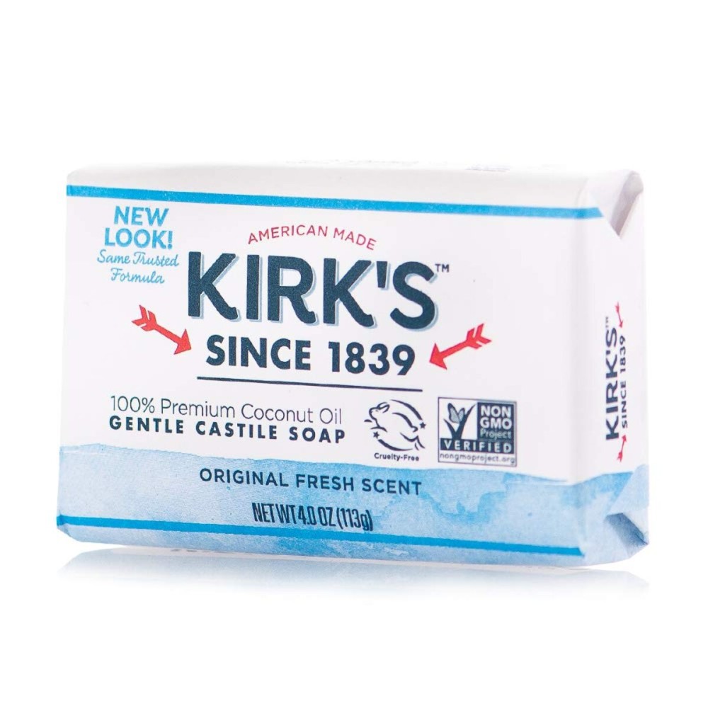 Kirk\'s Natural Original Castile Soap, 4 Ounce (Packaging may Vary) Kirk\'s Natural Original Castile Soap, 4 Ounce (Packaging may Vary)