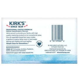 Kirk\'s Natural Original Castile Soap, 4 Ounce (Packaging may Vary) Kirk\'s Natural Original Castile Soap, 4 Ounce (Packaging may Vary)