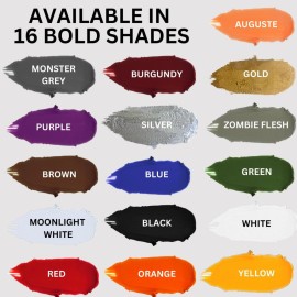 Mehron Makeup Color Cups | Stage, Foundation, Face Paint, Body Paint, Halloween | Greasepaint .5 oz (14 g) (Moonlight White)