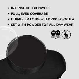 Mehron Makeup Color Cups | Stage, Foundation, Face Paint, Body Paint, Halloween Makeup | Greasepaint .5 oz (14 g) (Black) Mehron Makeup Color Cups | Stage, Foundation, Face Paint, Body Paint, Halloween Makeup | Greasepaint .5 oz (14 g) (Black)