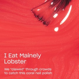 OPI Nail Lacquer I Eat Mainely Lobster | Opaque Bright Orange Crme Chip Resistant Nail Polish | Vegan, Fast Drying, Streak Free OPI Nail Lacquer I Eat Mainely Lobster | Opaque Bright Orange Crme Chip Resistant Nail Polish | Vegan, Fast Drying, Streak Free