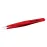 Tweezerman Stainless Steel Point Tweezer - Eyebrow Precision Tweezers, Facial and Ingrown Hair Removal (Signature Red)