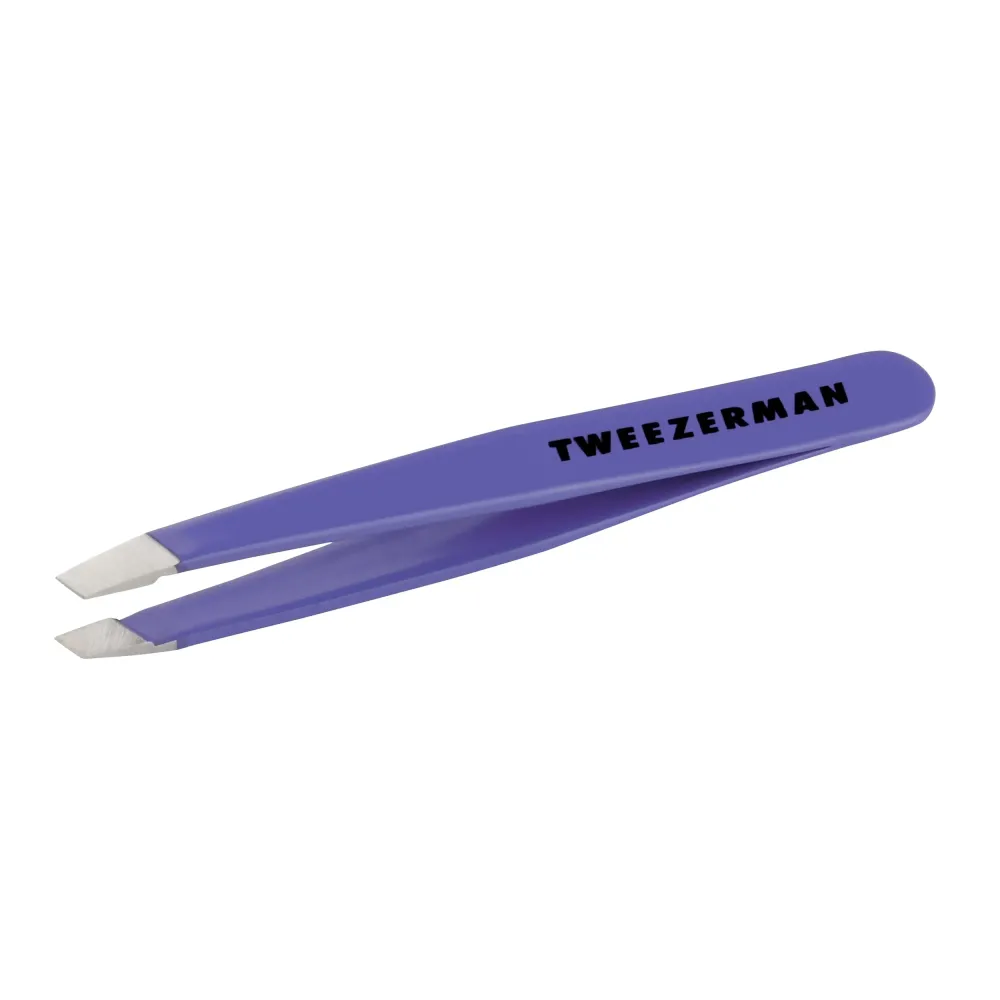Tweezerman Mini Slant Travel Tweezers For Eyebrows, Travel Tweezers for Eyebrows, Facial Hair, Ingrown Hair (Blooming Lilac) Tweezerman Mini Slant Travel Tweezers For Eyebrows, Travel Tweezers for Eyebrows, Facial Hair, Ingrown Hair (Blooming Lilac)