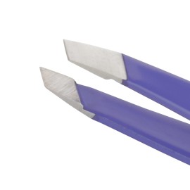 Tweezerman Mini Slant Travel Tweezers For Eyebrows, Travel Tweezers for Eyebrows, Facial Hair, Ingrown Hair (Blooming Lilac) Tweezerman Mini Slant Travel Tweezers For Eyebrows, Travel Tweezers for Eyebrows, Facial Hair, Ingrown Hair (Blooming Lilac)