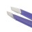 Tweezerman Mini Slant Travel Tweezers For Eyebrows, Travel Tweezers for Eyebrows, Facial Hair, Ingrown Hair (Blooming Lilac)
