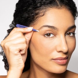 Tweezerman Mini Slant Travel Tweezers For Eyebrows, Travel Tweezers for Eyebrows, Facial Hair, Ingrown Hair (Blooming Lilac) Tweezerman Mini Slant Travel Tweezers For Eyebrows, Travel Tweezers for Eyebrows, Facial Hair, Ingrown Hair (Blooming Lilac)