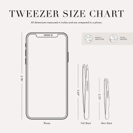 Tweezerman Mini Slant Tweezer - Tweezers for Eyebrows, Travel Tweezers for Eyebrows, Facial Hair, Ingrown Hair (Classic Stainless) Tweezerman Mini Slant Tweezer - Tweezers for Eyebrows, Travel Tweezers for Eyebrows, Facial Hair, Ingrown Hair (Classic Stainless)