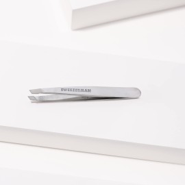 Tweezerman Mini Slant Tweezer - Tweezers for Eyebrows, Travel Tweezers for Eyebrows, Facial Hair, Ingrown Hair (Classic Stainless) Tweezerman Mini Slant Tweezer - Tweezers for Eyebrows, Travel Tweezers for Eyebrows, Facial Hair, Ingrown Hair (Classic Stainless)