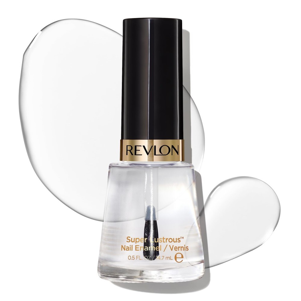 Revlon Super Lustrous Nail Polish, Chip-Resistant & Longwear Formula, High Shine Finish, 771 Clear, 0.5 fl oz