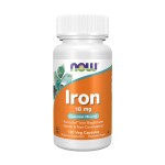 NOW Foods Supplements, Iron 18 mg, Non-Constipating*, Essential Mineral, 120 Veg Capsules