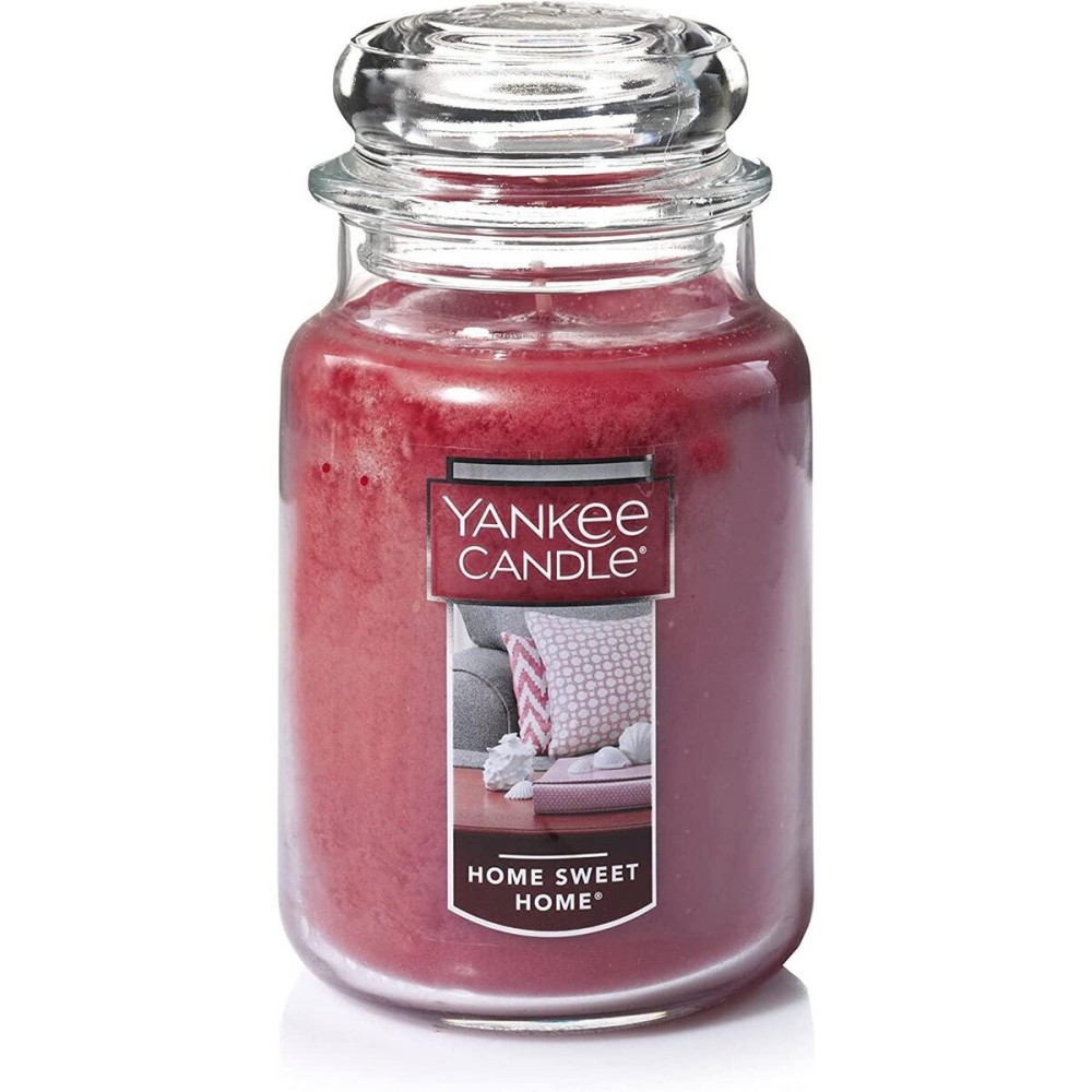 Yankee Candle Home Sweet Home Scented, Classic 22oz Large Jar Single Wick Candle, Over 110 Hours of Burn Time, Ideal for Fall, Outdoors, Home and Christmas Decorations Yankee Candle Home Sweet Home Scented, Classic 22oz Large Jar Single Wick Candle, Over 110 Hours of Burn Time, Ideal for Fall, Outdoors, Home and Christmas Decorations