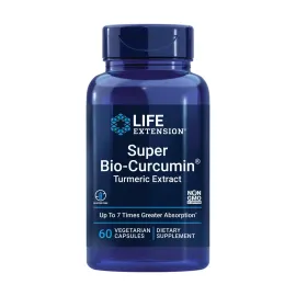 Life Extension Super Bio-Curcumin Turmeric Extract - Highly-Absorbable Curcumin for Whole-Body Health Support - Gluten-Free, Non-GMO, Vegetarian - 60 Vegetarian Capsules