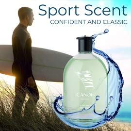 CANOE Aftershave Splash for Men by DANA (4 fl oz) Essence of an Adventurous Lifestyle, Classic Sport Scent CANOE Aftershave Splash for Men by DANA (4 fl oz) Essence of an Adventurous Lifestyle, Classic Sport Scent