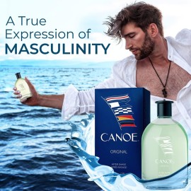 CANOE Aftershave Splash for Men by DANA (4 fl oz) Essence of an Adventurous Lifestyle, Classic Sport Scent CANOE Aftershave Splash for Men by DANA (4 fl oz) Essence of an Adventurous Lifestyle, Classic Sport Scent