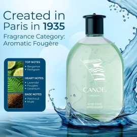 CANOE Aftershave Splash for Men by DANA (4 fl oz) Essence of an Adventurous Lifestyle, Classic Sport Scent CANOE Aftershave Splash for Men by DANA (4 fl oz) Essence of an Adventurous Lifestyle, Classic Sport Scent