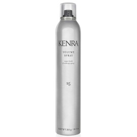 Kenra Volume Spray 25 50% | Super Hold Finishing & Styling Hairspray | Flake-free & Fast-drying | Wind & Humidity Resistance | All Hair Types | 10 oz