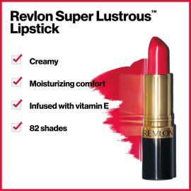 Revlon Super Lustrous Lipstick, Creamy Formula For Soft, Fuller-Looking Lips, Moisturized Feel, 420 Blushed, 0.15 oz Revlon Super Lustrous Lipstick, Creamy Formula For Soft, Fuller-Looking Lips, Moisturized Feel, 420 Blushed, 0.15 oz