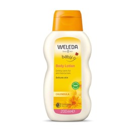Weleda Baby Calendula Comforting Body Lotion, Plant Rich Moisturizer with Calendula, Chamomile, Sweet Almond and Sesame Oils, 6.8 Fl Oz Weleda Baby Calendula Comforting Body Lotion, Plant Rich Moisturizer with Calendula, Chamomile, Sweet Almond and Sesame Oils, 6.8 Fl Oz