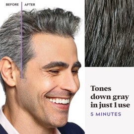 Just For Men Touch of Gray, Mens Hair Color Kit with Comb Applicator for Easy Application, Great for a Salt and Pepper Look - Dark Brown, T-45, Pack of 3 Just For Men Touch of Gray, Mens Hair Color Kit with Comb Applicator for Easy Application, Great for a Salt and Pepper Look - Dark Brown, T-45, Pack of 3