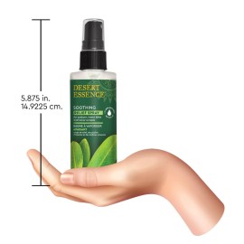 Desert Essence Relief Spray - 4 Fl Oz - Antiseptic Eco-Harvest Tea Tree Oil & Other Essential Oils - Natural First Aid - Minor Burns - Sunburn - Insect Bites - Scrapes - May Comfort Aching Feet Desert Essence Relief Spray - 4 Fl Oz - Antiseptic Eco-Harvest Tea Tree Oil & Other Essential Oils - Natural First Aid - Minor Burns - Sunburn - Insect Bites - Scrapes - May Comfort Aching Feet