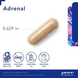 Pure Encapsulations Adrenal Cortex Supplement - Supplement to Support Cortisol Health, Energy Levels, Stress Moderation, and Gland Function - with Bovine Whole Adrenal & Cortex - 60 Capsules* Pure Encapsulations Adrenal Cortex Supplement - Supplement to Support Cortisol Health, Energy Levels, Stress Moderation, and Gland Function - with Bovine Whole Adrenal & Cortex - 60 Capsules*
