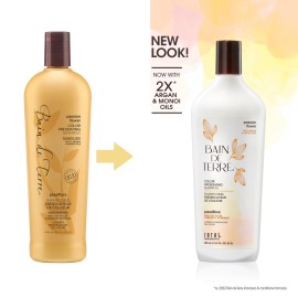 Bain de Terre Passion Flower Color Preserving Shampoo, for Vibrant Color & Protection from Fading, with Argan & Monoi Oils, Paraben-free, Vegan, 13.5 Fl Oz Bain de Terre Passion Flower Color Preserving Shampoo, for Vibrant Color & Protection from Fading, with Argan & Monoi Oils, Paraben-free, Vegan, 13.5 Fl Oz