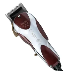 Wahl Professional 5 Star Series Magic Clip Corded Clipper Precision Fade Zero Overlap Adjustable Blades V9000 Motor Chrome