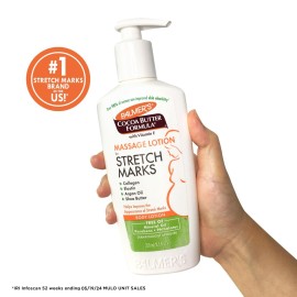 Palmer\'s Cocoa Butter Formula Massage Lotion For Stretch Marks, Pregnancy Skin Care, Belly Cream with Collagen, Elastin, Argan OIl and Shea Butter, 8.5 Ounces Palmer\'s Cocoa Butter Formula Massage Lotion For Stretch Marks, Pregnancy Skin Care, Belly Cream with Collagen, Elastin, Argan OIl and Shea Butter, 8.5 Ounces