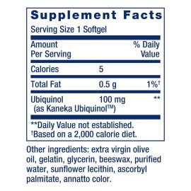 Life Extension Super Ubiquinol CoQ10, Heart Health Supplement, Cell Energy, oxidative Stress Defense, Maximum Absorption, 100 mg, Non-GMO, Gluten-Free, 60 softgels