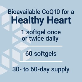 Life Extension Super Ubiquinol CoQ10, Heart Health Supplement, Cell Energy, oxidative Stress Defense, Maximum Absorption, 100 mg, Non-GMO, Gluten-Free, 60 softgels