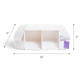 Munchkin Diaper Change Organizer, Green/white Munchkin Diaper Change Organizer, Green/white