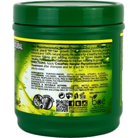 Natural Phytotherapeutic Hair Growth Treatment Jar, Deep Conditioning & Repair for Stronger, Healthier Hair - Moisturizing & Nourishing Formula with 100% Natural Extracts - No Colorants - 8.5 oz Natural Phytotherapeutic Hair Growth Treatment Jar, Deep Conditioning & Repair for Stronger, Healthier Hair - Moisturizing & Nourishing Formula with 100% Natural Extracts - No Colorants - 8.5 oz