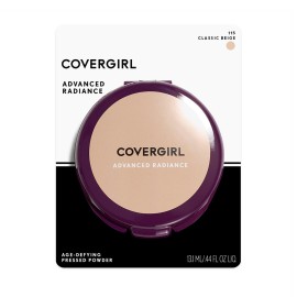 COVERGIRL Advanced Radiance Age-Defying Pressed Powder, Classic Beige 115, 0.39 oz (Packaging May Vary) Conditioning Powder Makeup COVERGIRL Advanced Radiance Age-Defying Pressed Powder, Classic Beige 115, 0.39 oz (Packaging May Vary) Conditioning Powder Makeup