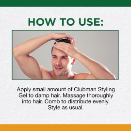 Clubman Pinaud Hard to Hold Styling Gel, Firm Hold with Incredible Shine, 16 oz Clubman Pinaud Hard to Hold Styling Gel, Firm Hold with Incredible Shine, 16 oz