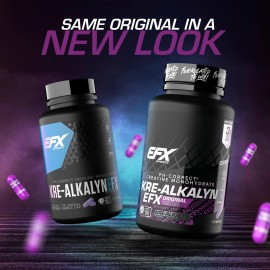 EFX Sports Kre-Alkalyn EFX | pH Correct Creatine Monohydrate Pill Supplement | Strength, Muscle Growth & Performance | 60 Servings, 120 Capsules EFX Sports Kre-Alkalyn EFX | pH Correct Creatine Monohydrate Pill Supplement | Strength, Muscle Growth & Performance | 60 Servings, 120 Capsules