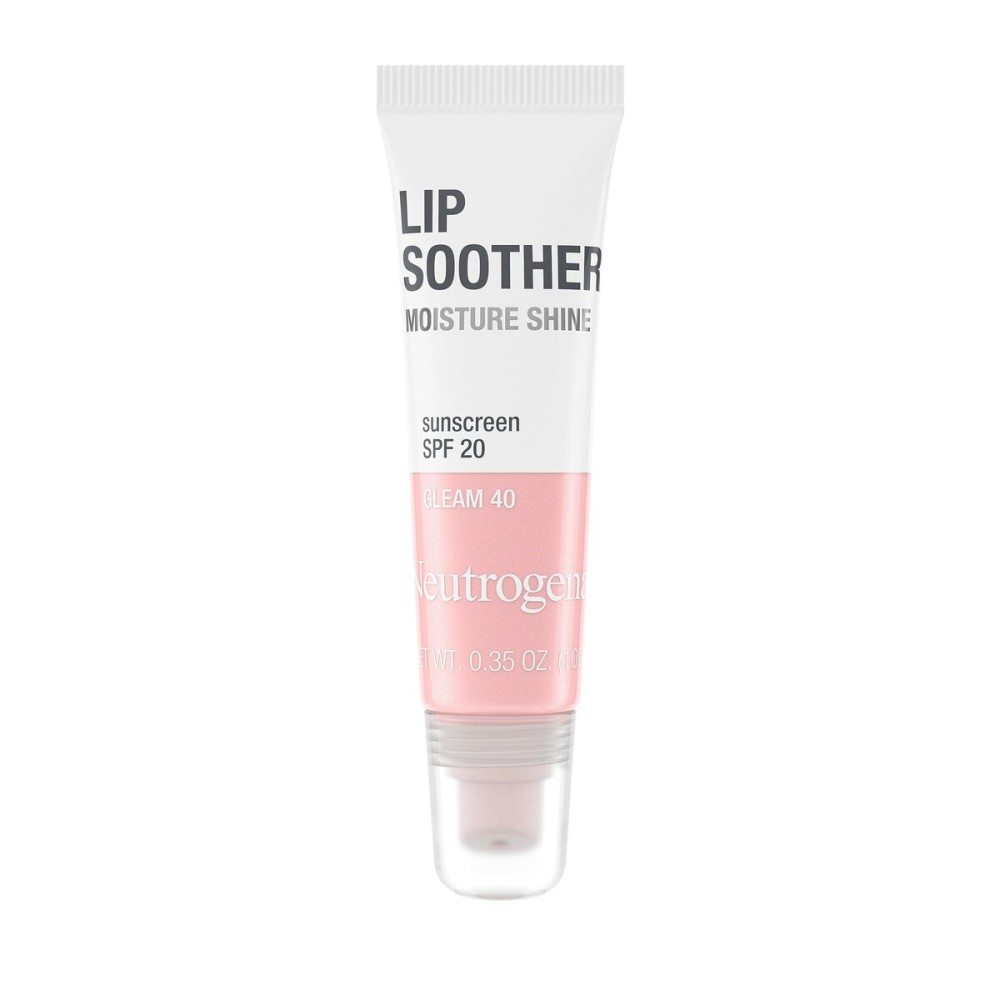 Neutrogena MoistureShine Lip Soother Gloss with SPF 20 Sun Protection, High Gloss Tinted Lip Moisturizer with Hydrating Glycerin and Soothing Cucumber for Dry Lips, Gleam 40, .35 oz Neutrogena MoistureShine Lip Soother Gloss with SPF 20 Sun Protection, High Gloss Tinted Lip Moisturizer with Hydrating Glycerin and Soothing Cucumber for Dry Lips, Gleam 40, .35 oz