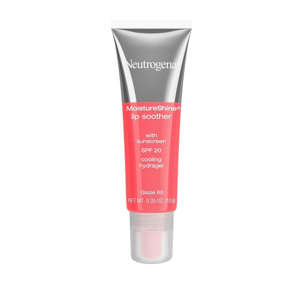 Neutrogena MoistureShine Lip Soother Gloss with SPF 20 Sun Protection, High Gloss Tinted Lip Moisturizer with Hydrating Glycerin and Soothing Cucumber for Dry Lips, Glaze 60,.35 oz Neutrogena MoistureShine Lip Soother Gloss with SPF 20 Sun Protection, High Gloss Tinted Lip Moisturizer with Hydrating Glycerin and Soothing Cucumber for Dry Lips, Glaze 60,.35 oz