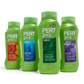 PERT 2 in 1 Complete Clean Shampoo and Conditioner - Mens Shampoo for Daily Use - Hair Conditioner for Men - Removes Dirt, Oil, and Build Up - 25.4 oz PERT 2 in 1 Complete Clean Shampoo and Conditioner - Mens Shampoo for Daily Use - Hair Conditioner for Men - Removes Dirt, Oil, and Build Up - 25.4 oz