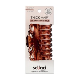Scunci by Conair claw clips for thick hair - hair accessories for women- claw clip - Tortoise- 1 Count Scunci by Conair claw clips for thick hair - hair accessories for women- claw clip - Tortoise- 1 Count
